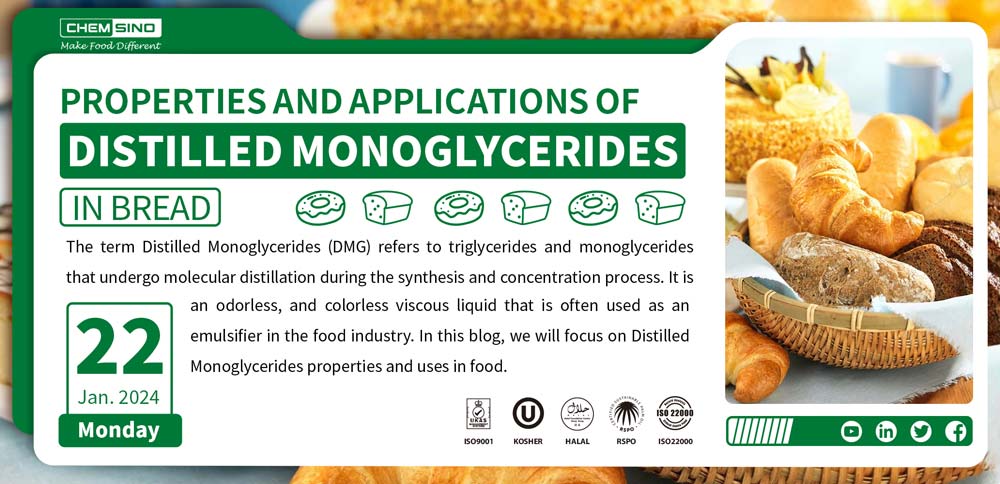 Properties and Applications of Distilled Monoglycerides in Food